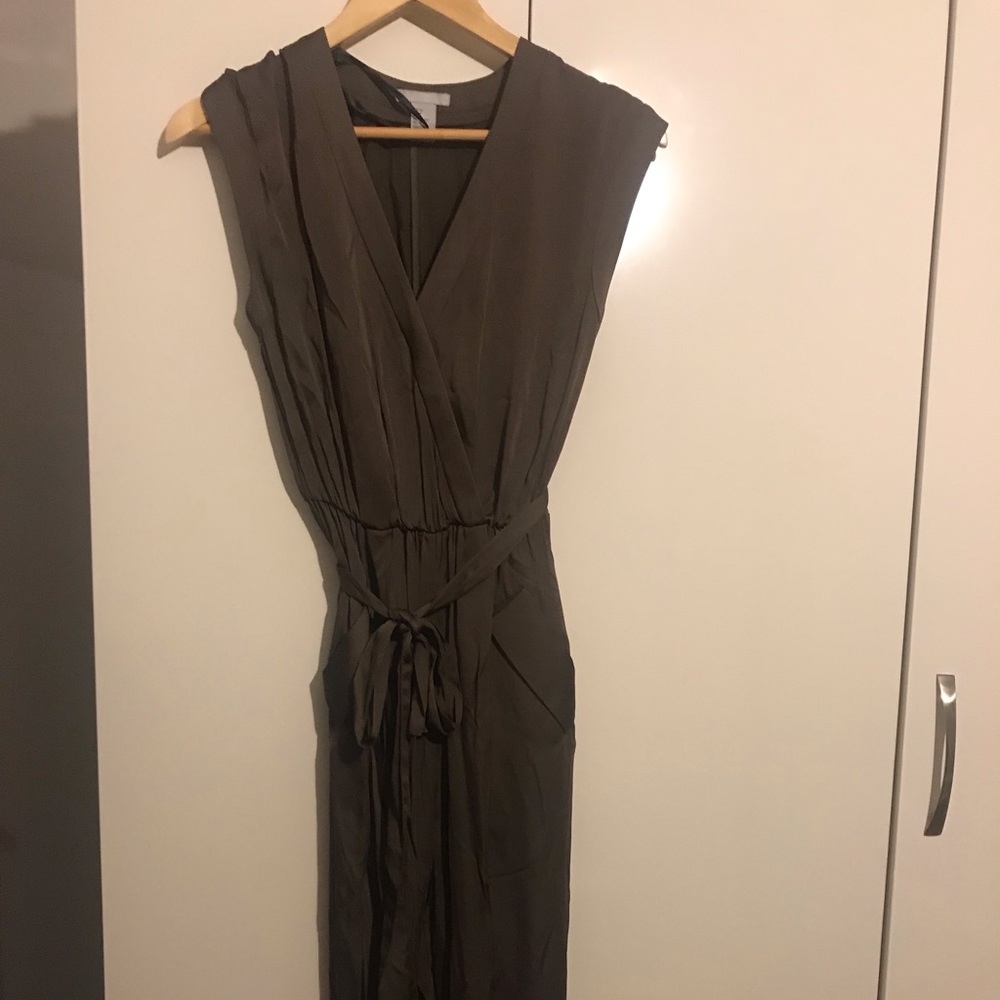 NWT Olive Satin H&M Romper